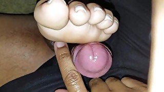 Snoring Pretty Indian Foot Jerk Off