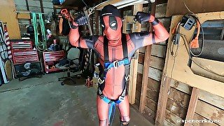 Deadpool Sexy Worker Photoshoot No Cum