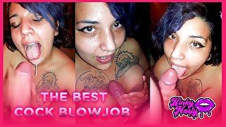 The best cock blowjob