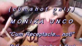 B.B.B. preview: Monika Unco "Cum Receptacle...not!"(cum only)WMV with slomo