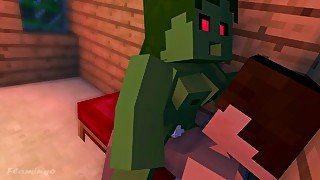 Zombie Munching On His Sweet Minecraft Nectar