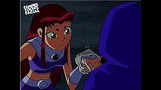 Starfire x Raven Lesbian Sex