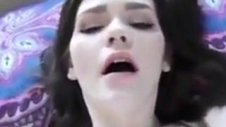 Tremendous facial ending to this girls fucking