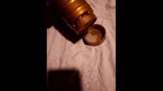 Merged a few videos of me filling up and creampieing a fleshlight