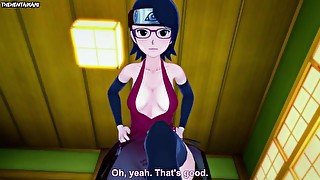 Sarada Uchiha Naruto Boruto Feet Hentai POV