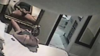 Mother caught masturbating before reflection