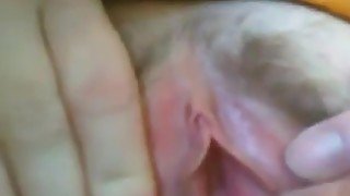 Wife Hairy Pussy Masturbation Orgasm,cum on rubbing Cunt