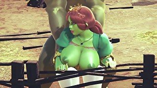 Princess Fiona get Rammed by Hulk