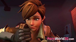 Overwatch Horny Tracer Hard Fuck - 3d Sex Compilation