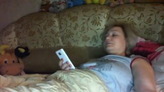 Home made Euro plays that are blonde together with her cell