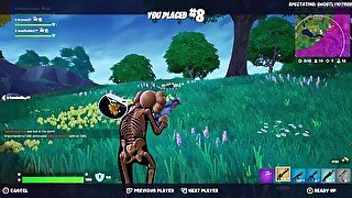 3 PEOPLE STRETCHED AND CUM IN MY BUTHOLE / FORTNITE