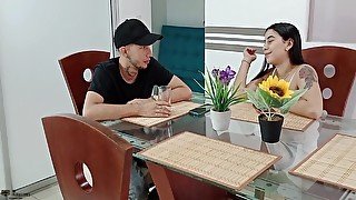 Petite Latina Is Fucked By Her Horny Ex-boyfriend Liam Who Loves To Fill Her With Cum - Creampie - Porn In Spanish P1