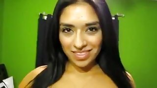 Smoking hot Latina gets enjoyed on camera