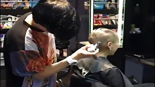 beautiful asian girl headshave