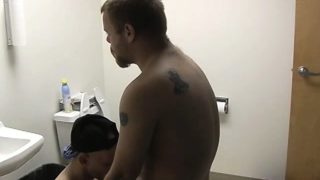 In the toilet, Pooch Mcgee and Dragon Cub get involved in a hot gay threesome