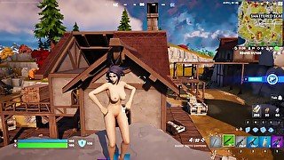 Fortnite gameplay (vikora nude)