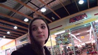 Stellar czech sweetie is teased in the supermarket and naile