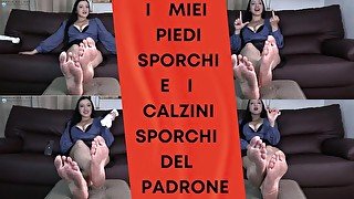 PIEDI SPORCHI E I CALZINI SPORCHI DEL PADRONE (ita) (preview- link on video)