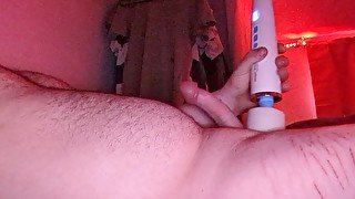 Cumming While Using My Magic Wand