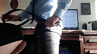 Big Clit College Goth Gets SPANKED and FUCKED by Her TA in His Office!! (dirty talk, moaning)