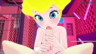 Princess Peach Having sex in love hotel  Mario Bros  Hentai uncensored pov and normal