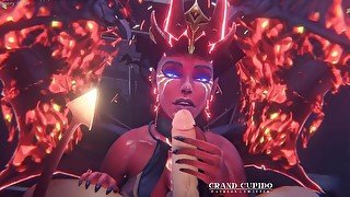 Succubus Queen of Pain Blowjob [Grand Cupido]( Dota 2 )