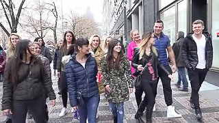 20 nymphomaniacs hunt men in the street (Part 1)