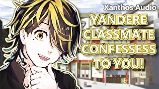 Yandere Classmate Confesses To You!💛(ASMR)(Yandere)(Willing Listener)(Shy VA)(Netflix)