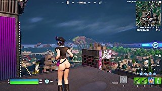 fortnite gameplay (huntress helsie pantless)