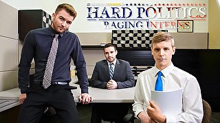 Alex Tanner A & Brett Beckham in Hard Politics: Raging Interns XXX Video - NextdoorBuddies