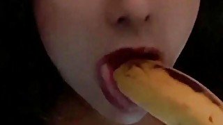 Miss Madii banana blow job NO AUDIO