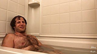 Hairy Dude Farts In Tub Gay JOI