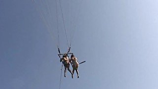 Naked Parasailing Real Hot Sexy Teen Blondes Daytime Beach