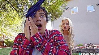 Huge Jugs Wife Caught And Banged Thief With Brittany Andrews And Ricky Spanish