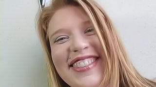 Cute Blonde Giving Deepthroat Blowjob To Black Prick