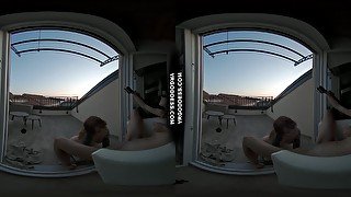 Private Sunset Vacation Dancing And Pussy Licking Miss Pussycat With Cherri