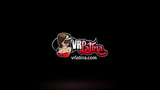 Vrlatina - Pretty Ebony Babe Tight Petite Body Giving It To Vr