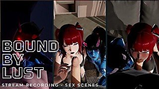 Game Stream - Bound by Lust - Sex scenes