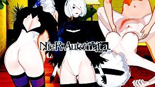 2B NIER AUTOMATA HENTAI 3D UNCENSORED