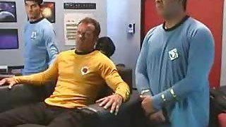 Star Trek sex parody with hot fucking