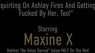 Blonde Ashley Fires Uses Strap On To Fuck Asian Persuasion Maxine X!