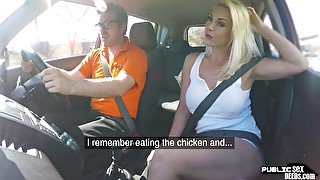 British Girl Sucking The Driving Instructor In Public