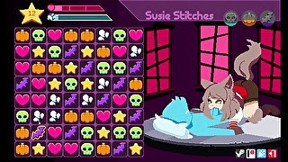 Spooky Starlets: Pixel Pornstars [v0.4] Furry wolf giving a head