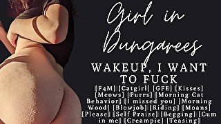 ASMR  Draining your balls into my pussy first thing in the morning  Catgirl  Blowjob  Riding