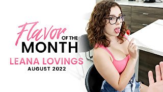 NubilesPorn - August 2022 Flavor Of The Month Leana Lovings - S3:E1 - Leana Lovings