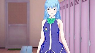 3D Hentaigame - Aqua addicted to dick