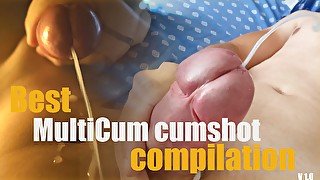 MultiCum cumshot compilation young skinny college boy Mikel v1.0