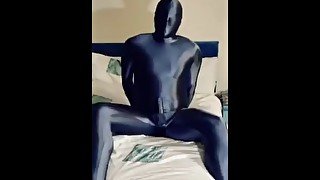 Black zentai shini