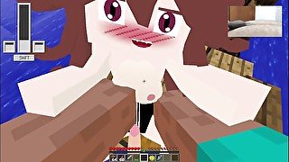 Minecraft Adult porn 05 -  Fuck Luna, cat pirat orient