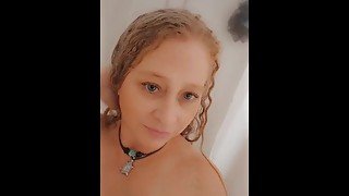 Sneak a peek into my shower.  **HINT** I'M STILL DIRTY!